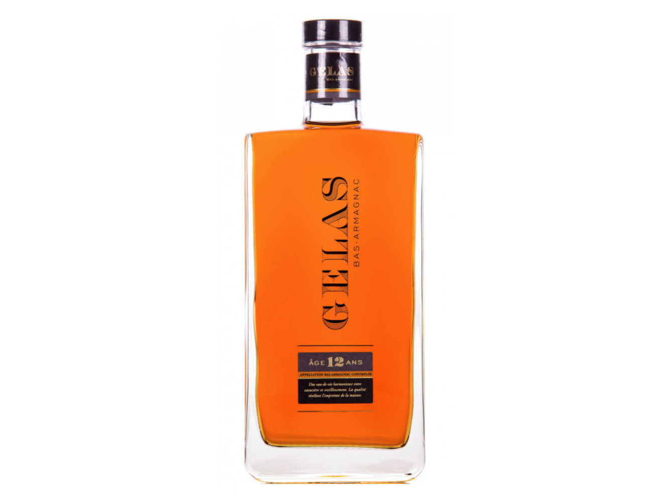 Bas-Armagnac Gelas Decanter 12 ans 70 cl