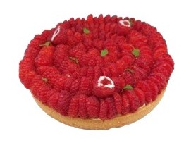 Tarte framboises 6 p