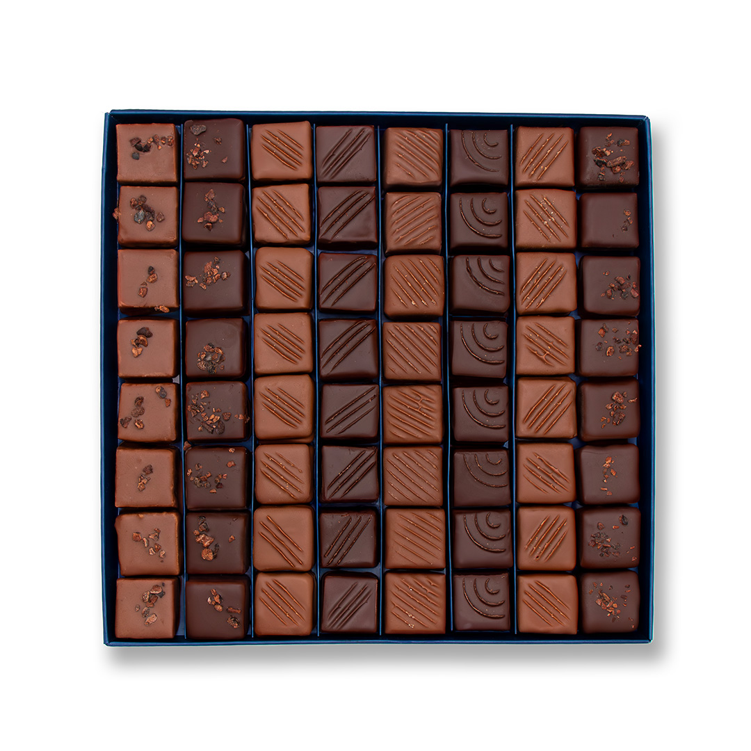 Chocolats boîte de 64 pièces