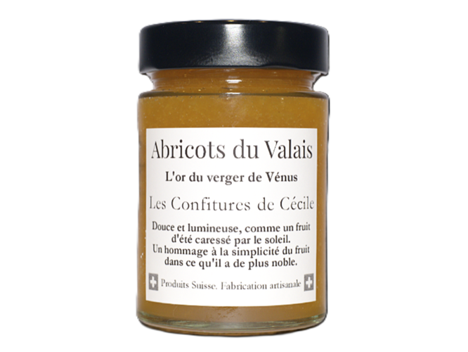 Confiture Abricots Valais, Cécile 200 g